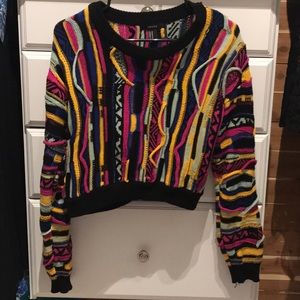 Retro Cropped Sweater